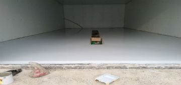 Гідроізоляція промислової підлоги на автомийці