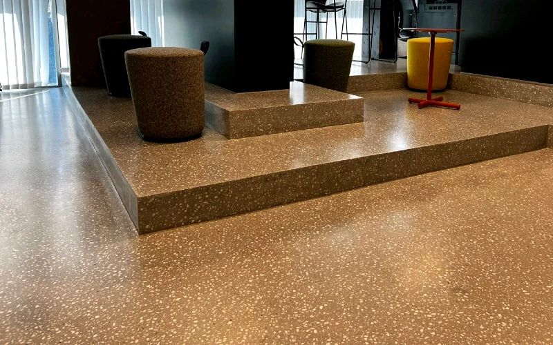 Сement terrazzo for floor