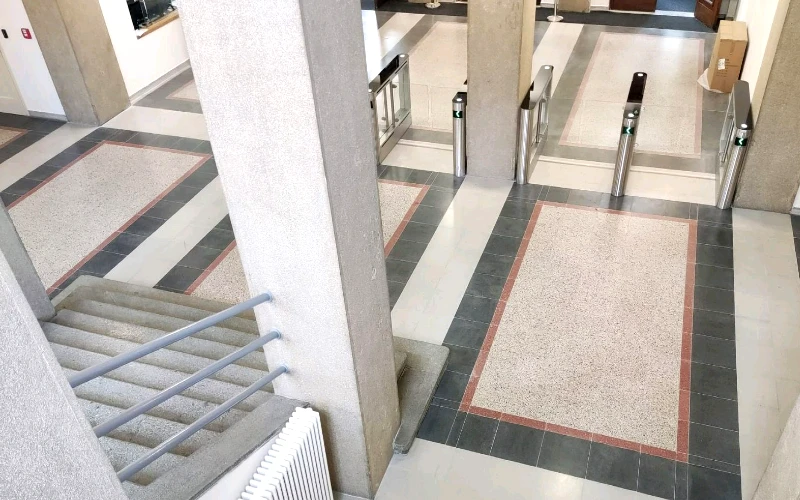 What is terrazzo floor