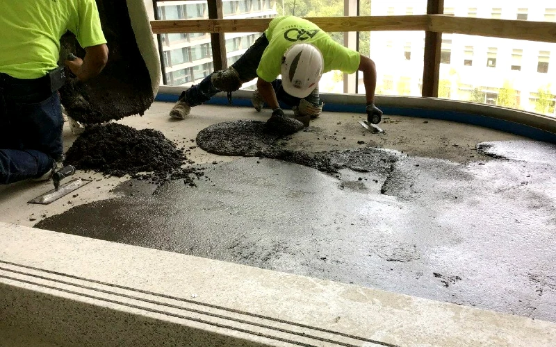 how to made terrazzo floor